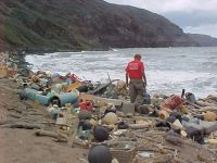Marine debris on a Hawaiian beach. / Credit:NOAA